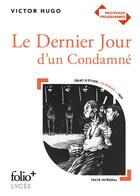 Couverture du livre « Le dernier jour d'un condamné » de Victor Hugo aux éditions Folio