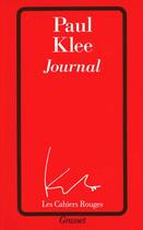Couverture du livre « Journal » de Paul Klee aux éditions Grasset Et Fasquelle