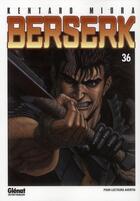 Couverture du livre « Berserk Tome 36 » de Kentaro Miura aux éditions Glenat
