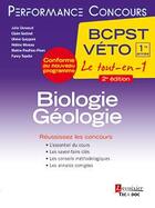 Couverture du livre « PERFORMANCE CONCOURS ; biologie géologie ; BCPST-véto 1re année (2e édition) » de  aux éditions Tec Et Doc