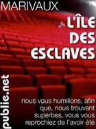 Couverture du livre « L'ïle des esclaves » de Pierre De Marivaux aux éditions Publie.net