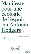 Couverture du livre « Manifeste pour une écologie de l'espoir » de Antonio Hodgers aux éditions Georg