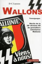 Couverture du livre « Ss wallons » de Luytens D-C. aux éditions Jourdan