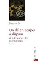 Couverture du livre « Un dé en acajou a disparu » de Christian Ost aux éditions Quadrature
