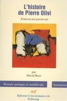 Couverture du livre « L'Histoire de Pierre Olivi » de Burr David aux éditions Cerf