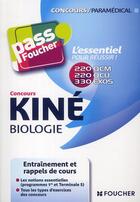 Couverture du livre « PASS'FOUCHER ; concours kiné ; biologie » de Jean-Yves Nogret aux éditions Foucher