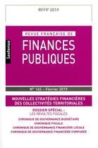 Couverture du livre « Revue francaise de finances publiques n 145 - fevrier 2019 » de  aux éditions Lgdj