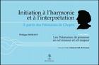 Couverture du livre « Initiation à l'harmonie et à l'interprétation ; à partir des Polonaises de Chopin t.1 » de Philippe Morant aux éditions Beauchesne