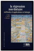 Couverture du livre « Régression non linéaire » de Huet aux éditions Inra