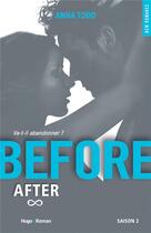 Couverture du livre « After : before Tome 2 » de Anna Todd aux éditions Hugo Roman
