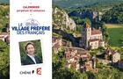 Couverture du livre « Le village préféré des Français ; calendrier perpétuel 52 semaines » de  aux éditions Chene