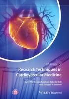 Couverture du livre « Manual of Research Techniques in Cardiovascular Medicine » de Hossein Ardehali et Roberto Bolli et Douglas W. Losordo aux éditions Wiley-blackwell