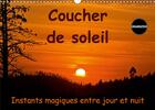 Couverture du livre « Coucher de soleil Instants magiques entre jour et nuit (Calendrier mural 2020 DIN A3 horizontal) ; Couchers de soleil autour du monde (Calendrier anniversaire, 14 Pages ) » de Andreas Schoen aux éditions Calvendo