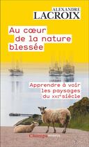 Couverture du livre « Au coeur de la nature blessée : Apprendre à voir les paysages du XXIe siècle » de Alexandre Lacroix aux éditions Flammarion