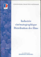 Couverture du livre « Industrie cinematographique cc 3174 » de Direction Des Journa aux éditions Direction Des Journaux Officiels