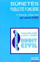 Couverture du livre « Suretes ; Publicite Fonciere » de Philippe Malaurie et Laurent Aynes aux éditions Cujas