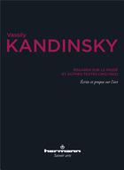 Couverture du livre « Regards sur le passé : et autres textes (1912-1922) » de Wassily Kandinsky aux éditions Hermann