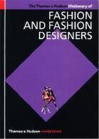 Couverture du livre « Dictionary of fashion & fashion designers (world of art) » de O'Hara Callan Georgi aux éditions Thames & Hudson