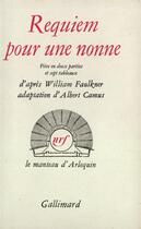 Couverture du livre « Requiem pour une nonne (pièce en deux parties et sept tableaux) » de Albert Camus aux éditions Gallimard