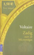 Couverture du livre « Zadig ; Micromegas » de Voltaire aux éditions Pocket