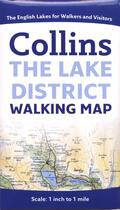 Couverture du livre « Lake district ; walking map » de  aux éditions Collins