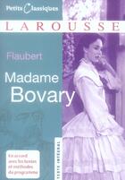 Couverture du livre « Madame Bovary » de Gustave Flaubert aux éditions Larousse