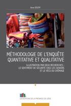 Couverture du livre « Methodologie De L'Enquete Quantitative Et Qualitative » de Discry Anne aux éditions Cefal