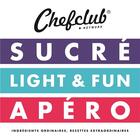 Couverture du livre « Le coffret Chefclub : sucré, light & fun, apéro » de Chefclub aux éditions Chefclub