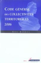 Couverture du livre « Code general des collectivites territoriales 7eme edition » de Jean Massot aux éditions Berger-levrault