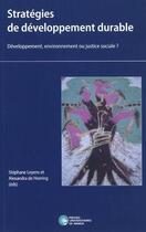 Couverture du livre « Stratégies de développement durable » de Leyens S. aux éditions Pu De Namur