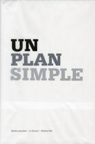 Couverture du livre « Un plan simple » de  aux éditions Editions B42