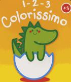 Couverture du livre « 123 colorissimo ; le dinosaure » de  aux éditions Yoyo Books