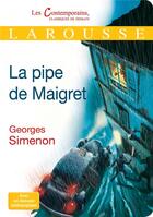 Couverture du livre « La pipe de Maigret » de Georges Simenon aux éditions Larousse