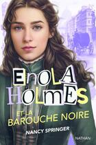 Couverture du livre « Les enquêtes d'Enola Holmes Tome 7 : Enola Holmes et la barouche noire » de Nancy Springer aux éditions Nathan