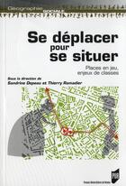 Couverture du livre « Se déplacer pour se situer » de Ramadier/Koebel aux éditions Pu De Rennes