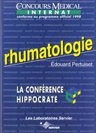 Couverture du livre « La conference hippocrate ; rhumatologie » de Edouard Pertuiset aux éditions Concours Medical