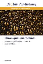 Couverture du livre « Chroniques marocaines » de Bensbia-N aux éditions Dictus