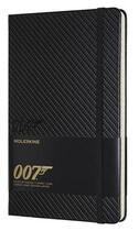 Couverture du livre « James Bond ; carnet grand format ligné carbon » de  aux éditions Moleskine