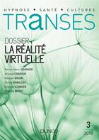 Couverture du livre « Transes n 3 - 2/2018 la realite virtuelle » de  aux éditions Dunod