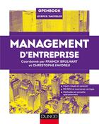 Couverture du livre « Management d'entreprise » de Franck Brulhart et Christophe Favoreu aux éditions Dunod