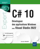 Couverture du livre « C# 10 : développez des applications Windows avec Visual Studio 2022 » de Jerome Hugon aux éditions Eni