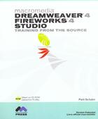 Couverture du livre « Dreamweaver 4 Et Fireworks 4 ; Training From The Source » de Patti Schulze aux éditions Campuspress