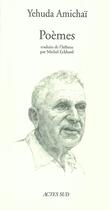 Couverture du livre « Poèmes » de Yehuda Amichai aux éditions Actes Sud