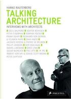 Couverture du livre « Talking architecture » de Rauterberg Hanno aux éditions Prestel