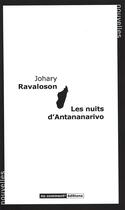 Couverture du livre « Les nuits d'Antananarivo » de Johary Ravaloson aux éditions No Comment