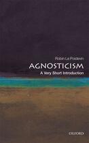 Couverture du livre « Agnosticism: A Very Short Introduction » de Le Poidevin Robin aux éditions Oup Oxford