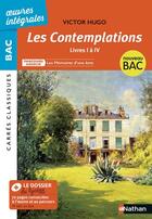 Couverture du livre « Les contemplations : livres I à IV » de Victor Hugo et Laure Blanc-Halevy aux éditions Nathan