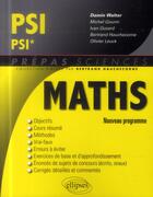 Couverture du livre « Mathematiques psi/psi* - nouveau programme 2014 » de Damin/Ivan/Michel aux éditions Ellipses