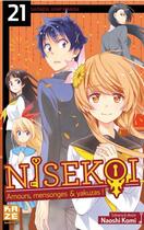 Couverture du livre « Nisekoi - amours, mensonges et yakusas ! Tome 21 » de Naoshi Komi aux éditions Crunchyroll
