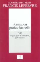 Couverture du livre « Formation professionnelle » de  aux éditions Lefebvre